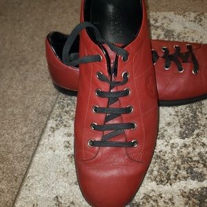 Red Men Gucci Shoes Size 9.5